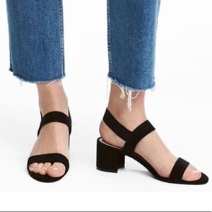 H&M Open-Toe Block Heels
